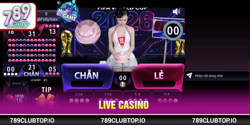 Tham gia sảnh live casino vừa ngắm gái đẹp vừa chơi hay